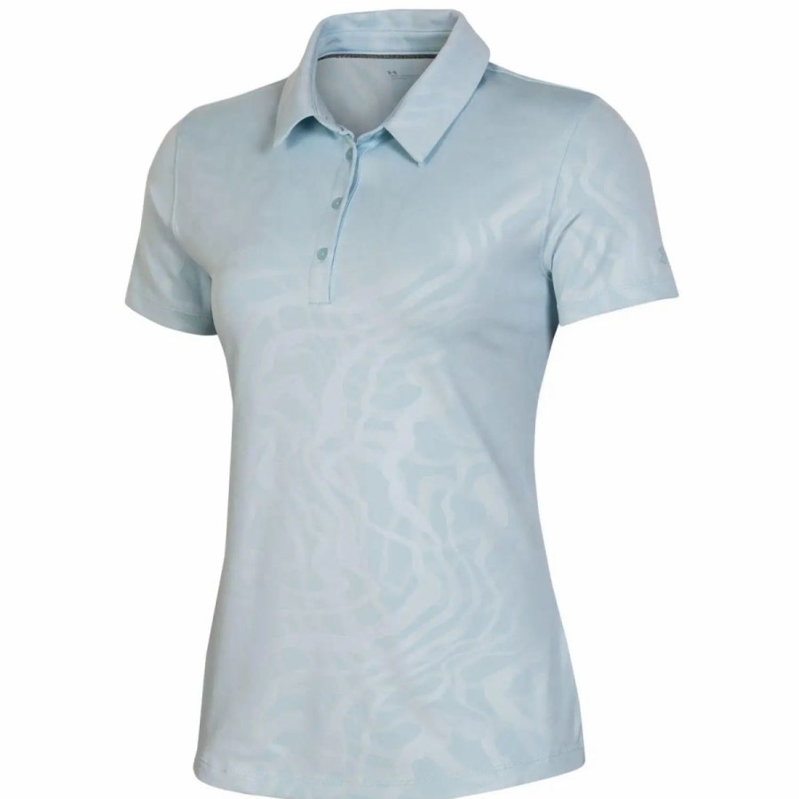 Clothes * | Under Armour Zinger Tetra Emboss Womens Golf Polo