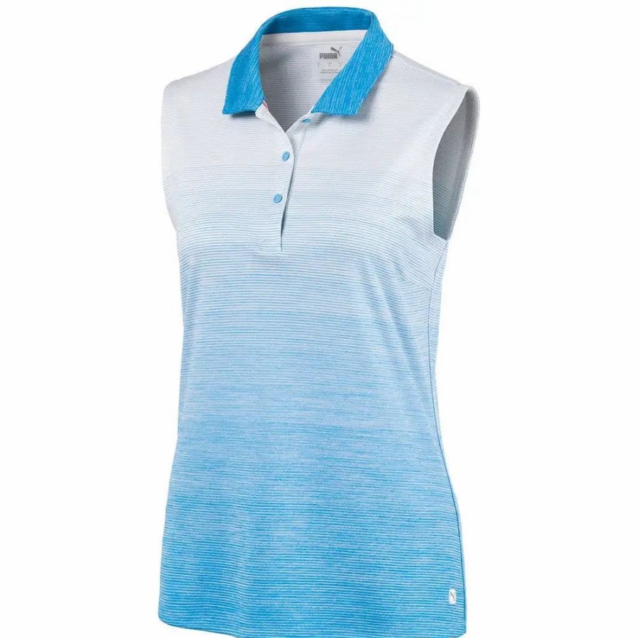 Clothes * | Puma Golf Puma Onbre Womens Sleeveless Golf Polo