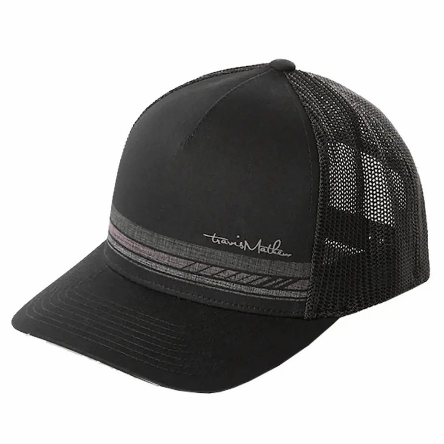 Accessories * | Travismathew Solidarity Mens Golf Hat Black 0Blk