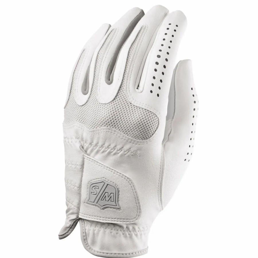 Accessories * | Wilson Golf Wilson Grip Soft White Womens Golf Glove