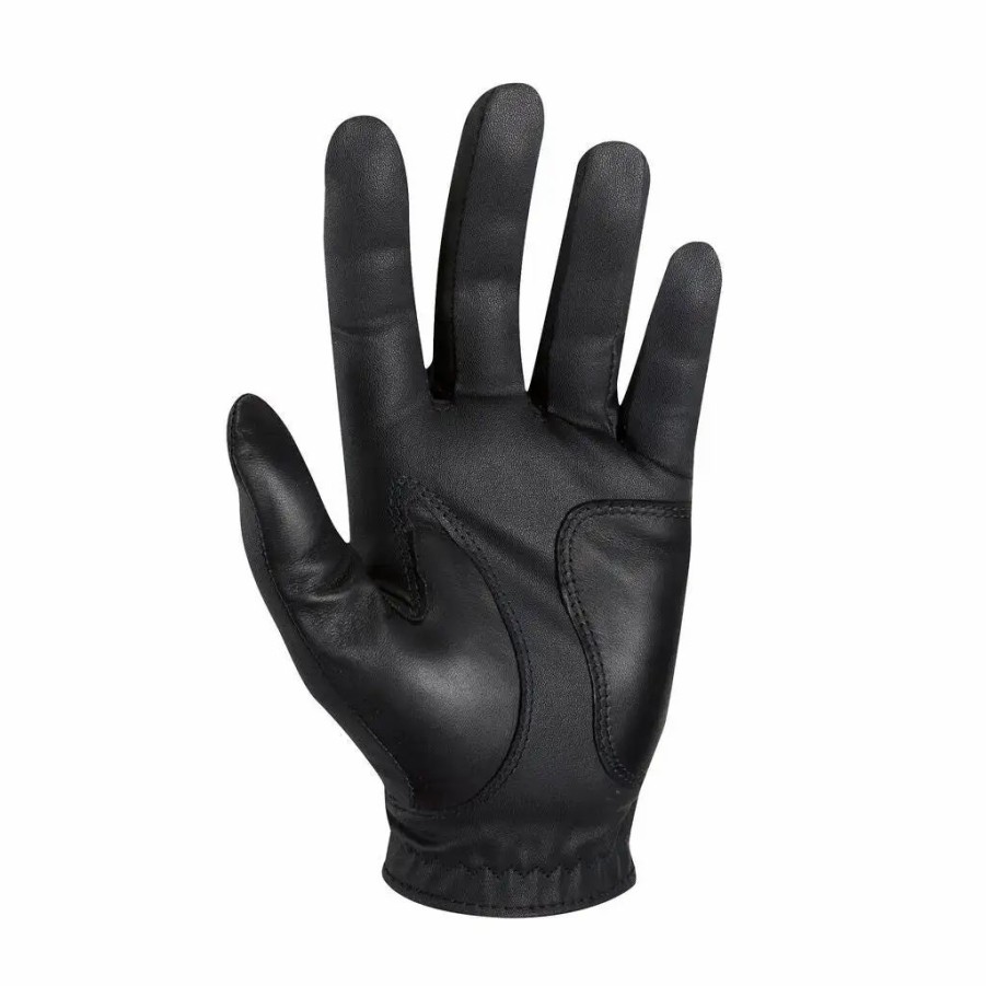 Accessories * | Footjoy Weathersof Left Hand Regular Mens Golf Glove Black