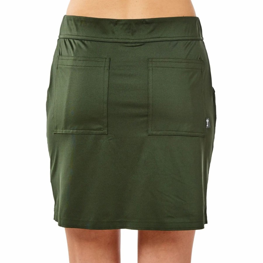 Clothes * | Belyn Key Keystone Jersey Womens Golf Skort