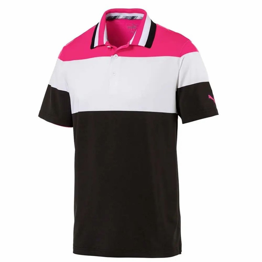 Clothes * | Puma Golf Puma Nineties Mens Golf Polo 06 Fchsa Purple