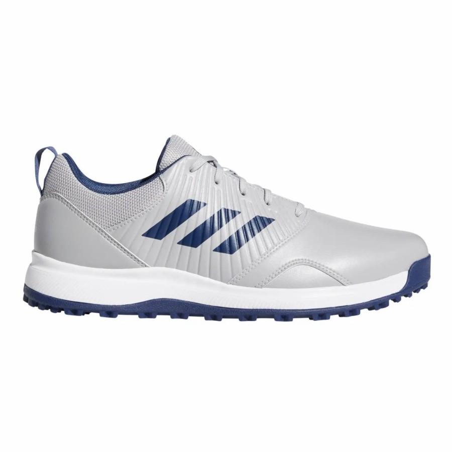 Shoes * | Adidas Golf Adidas Cp Traxion Spikeless Mens Golf Shoes Grey/Indigo/Wht