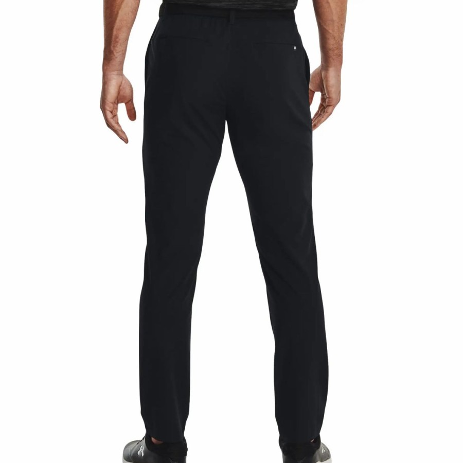 Clothes * | Under Armour Iso-Chill Tapered Mens Golf Pants Black 001