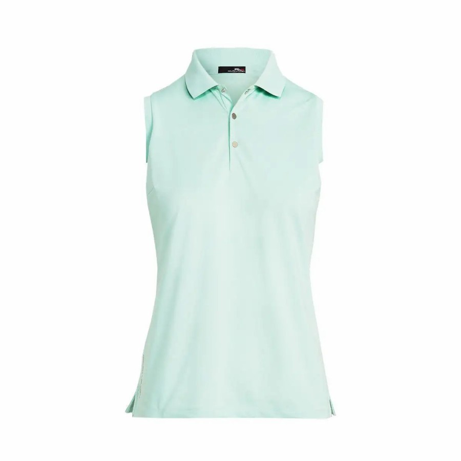 Clothes * | Polo Ralph Lauren Rlx Ralph Lauren Tournament Womens Sleeveless Golf Polo April Green