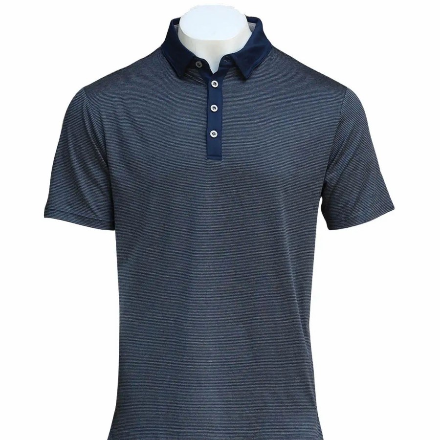 Clothes * | Anderson Ord Andersonord Kailua Mens Golf Polo Dress Blues