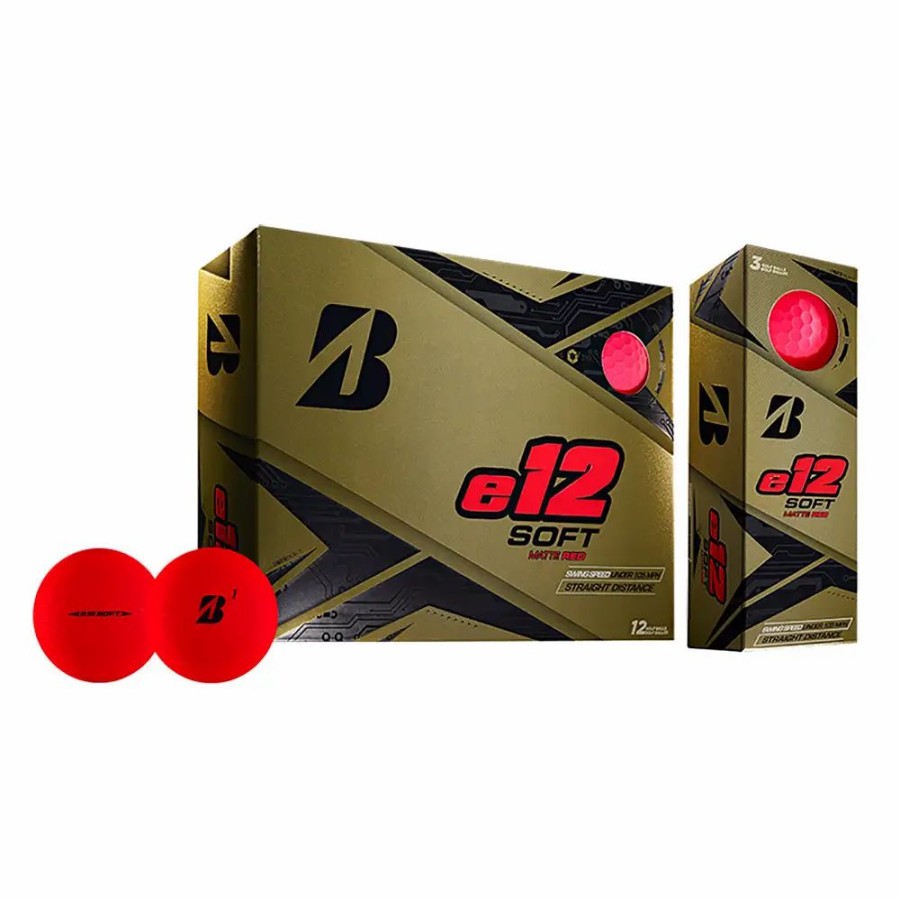 Balls * | Bridgestone E12 Soft Red Golf Balls Dozen