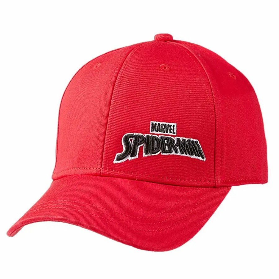 Accessories * | Volvik Marvel Spiderman Mens Golf Hat Red