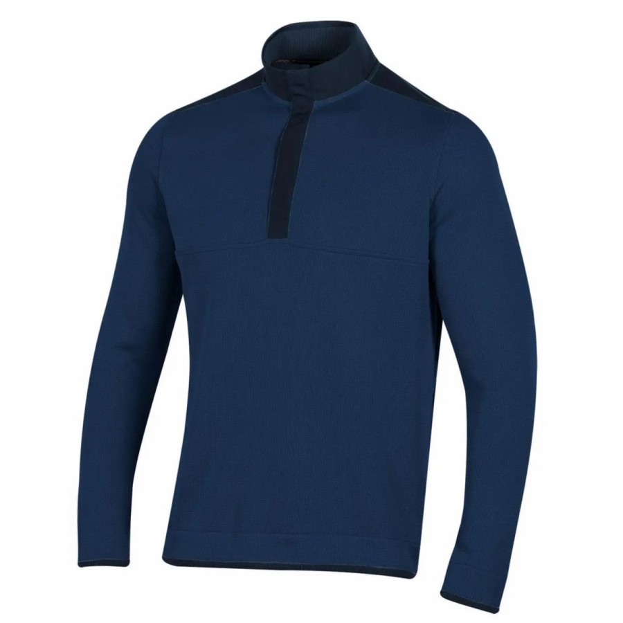 Clothes * | Under Armour Storm Sweaterfleece Mens Golf 1/2 Zip 2020