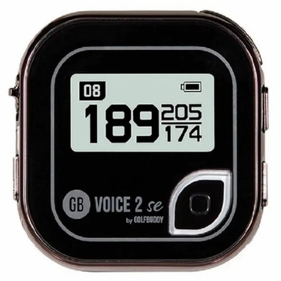 Technology * | Deca Golfbuddy Voice 2 Se Handheld Golf Gps Black/Silver