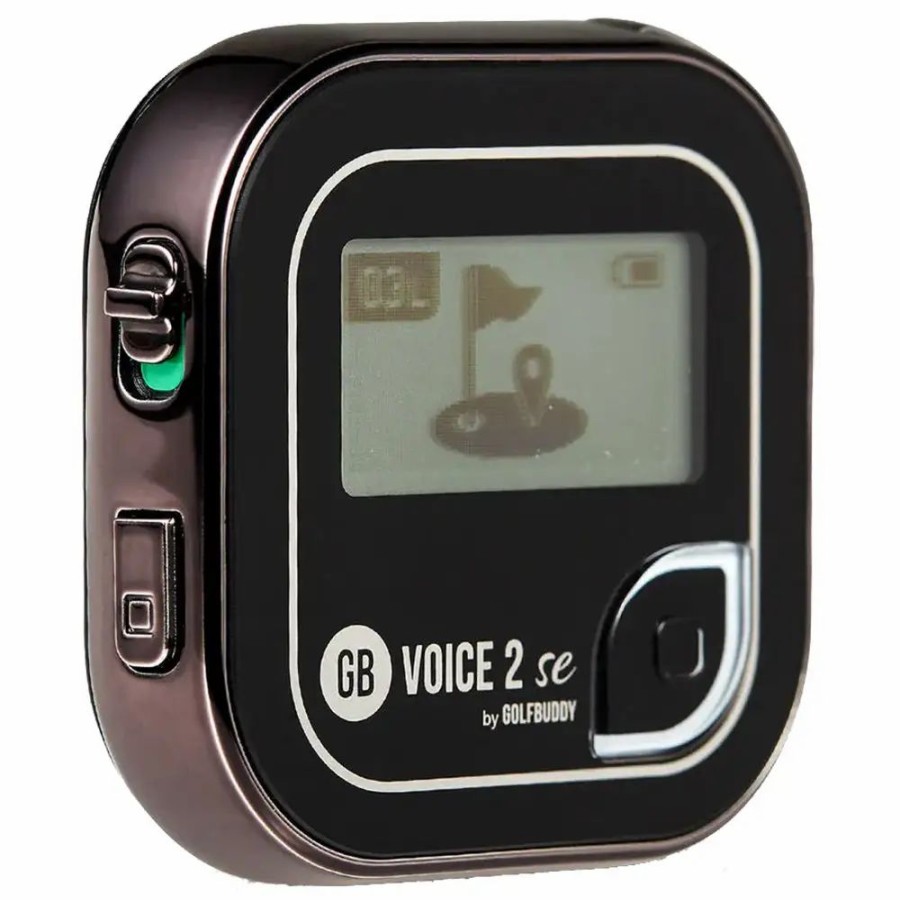 Technology * | Deca Golfbuddy Voice 2 Se Handheld Golf Gps Black/Silver