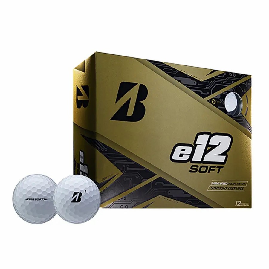 Balls * | Bridgestone E12 Soft White Golf Balls Dozen