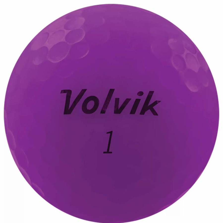 Balls * | Volvik Vivid Purple Golf Balls 12-Pack