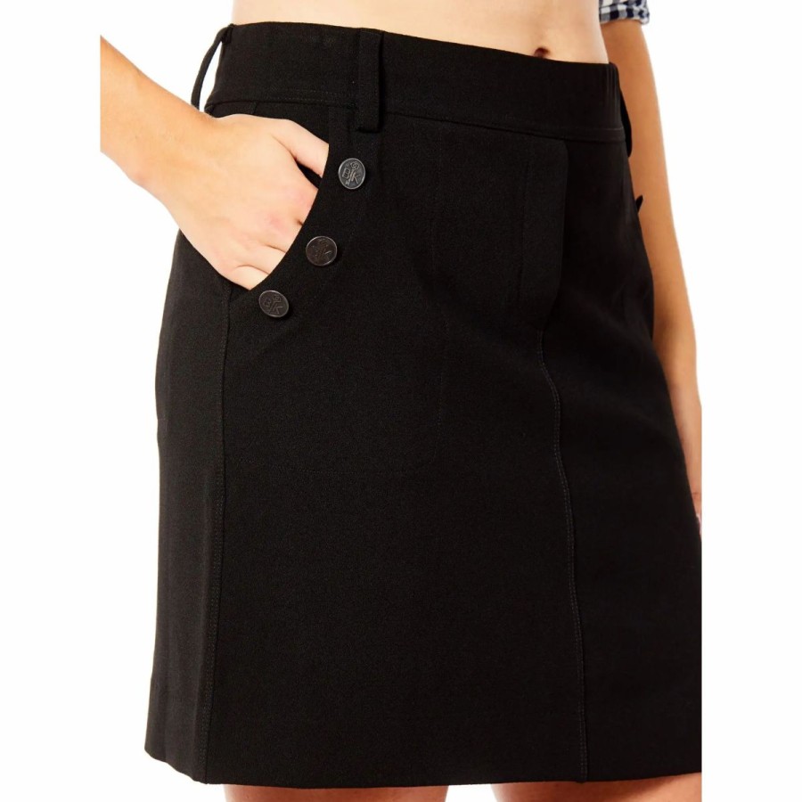 Clothes * | Belyn Key Military Womens Golf Skort Onyx