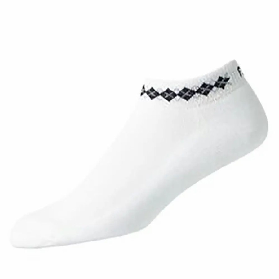 Clothes * | Footjoy Prodry Sportlet Argyle Womens No Show Golf Socks