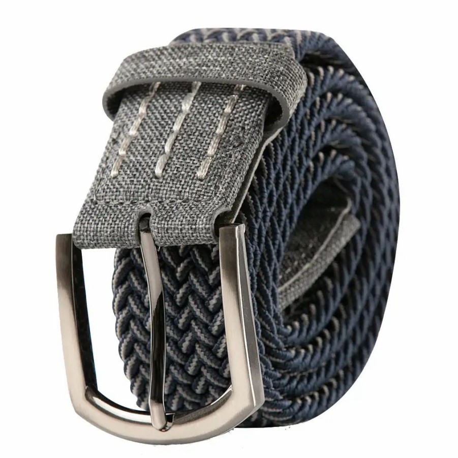 Clothes * | Cuater By Travismathew Cheers Mens Belt Dk Blue/Dk Grey