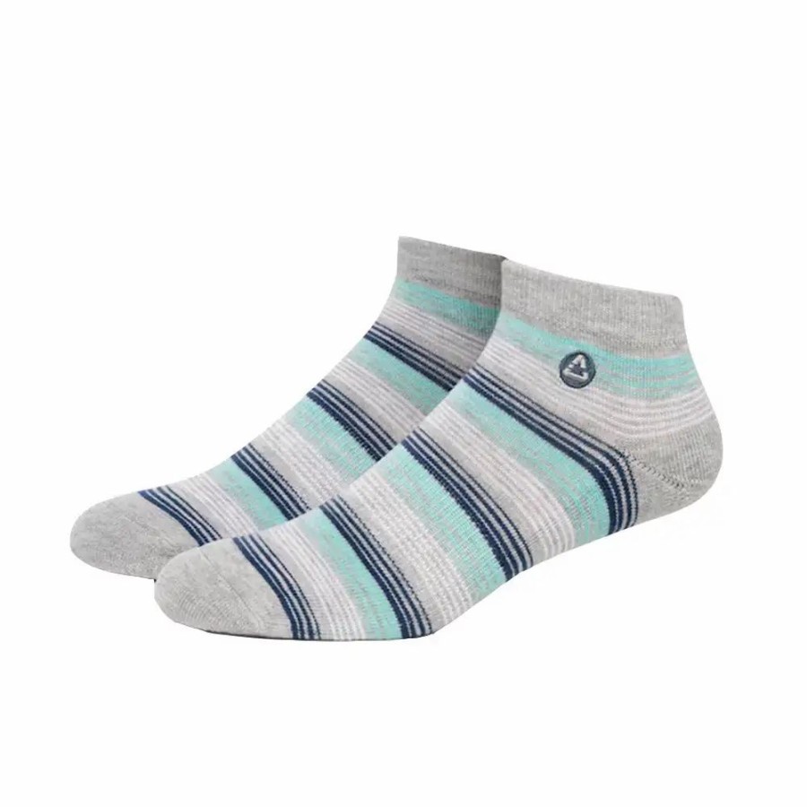 Clothes * | Cuater By Travismathew Cool Cavern Ankle Socks Heather Sleet