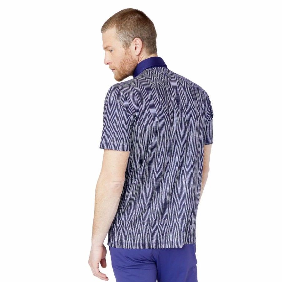 Clothes * | Redvanly Isola Mens Golf Polo Astral Aura