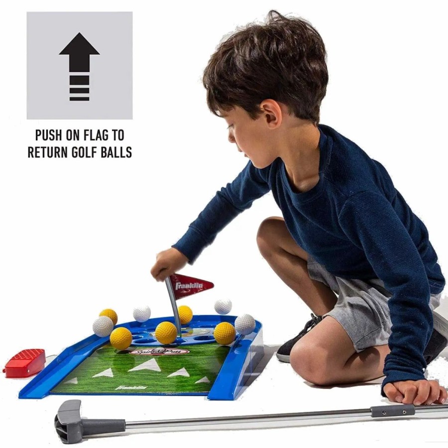 Accessories * | Franklin Kids Indoor Spin N Putt Golf Set Multi