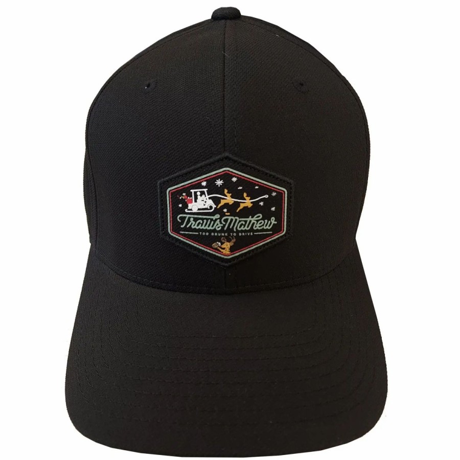 Accessories * | Travismathew Christmas Countdown Mens Hat Black 0Blk