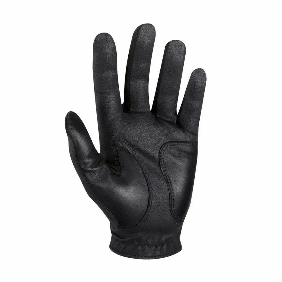 Accessories * | Footjoy Weathersof Left Hand Cadet Mens Golf Glove Black