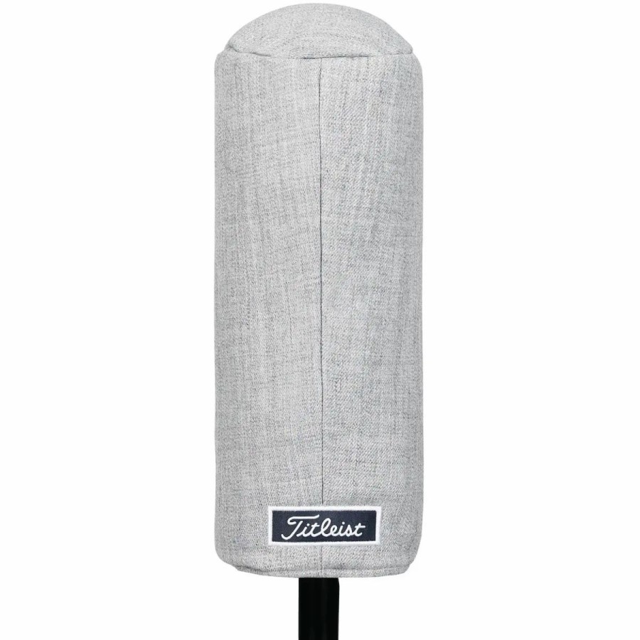 Accessories * | Titleist Twill Barrel Driver Headcover Heather Gray