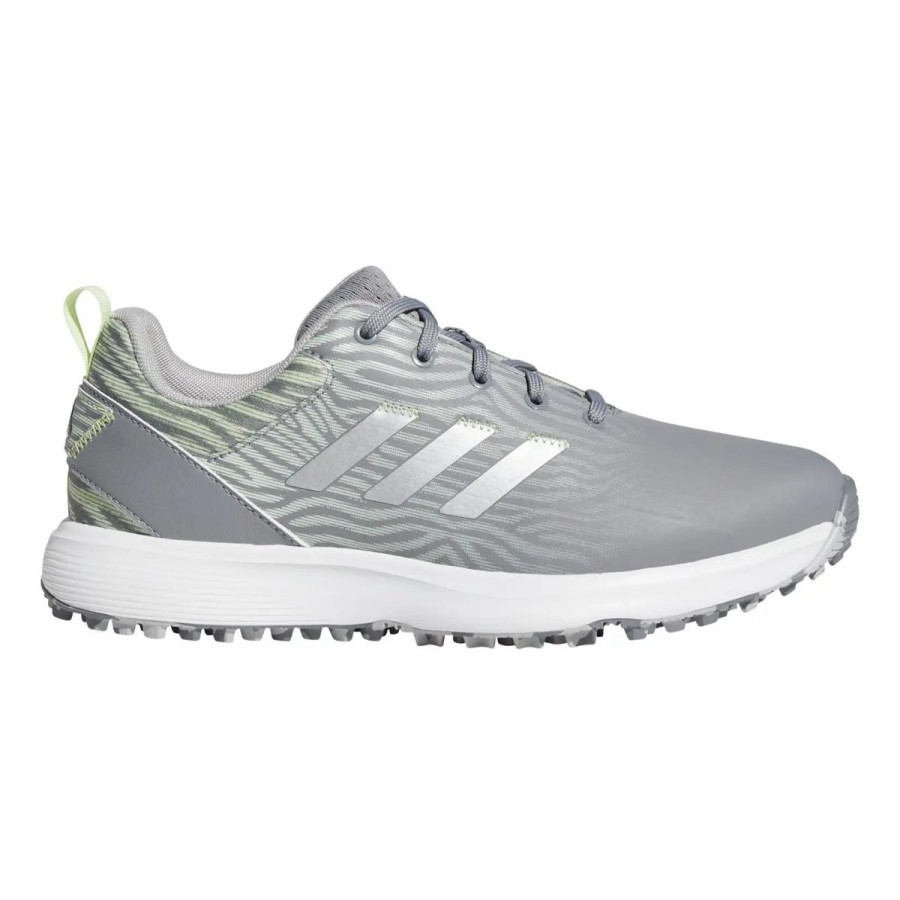 Shoes * | Adidas Golf Adidas S2G Spikeless Grey Womens Golf Shoes Gy3/Slv/Lim 036