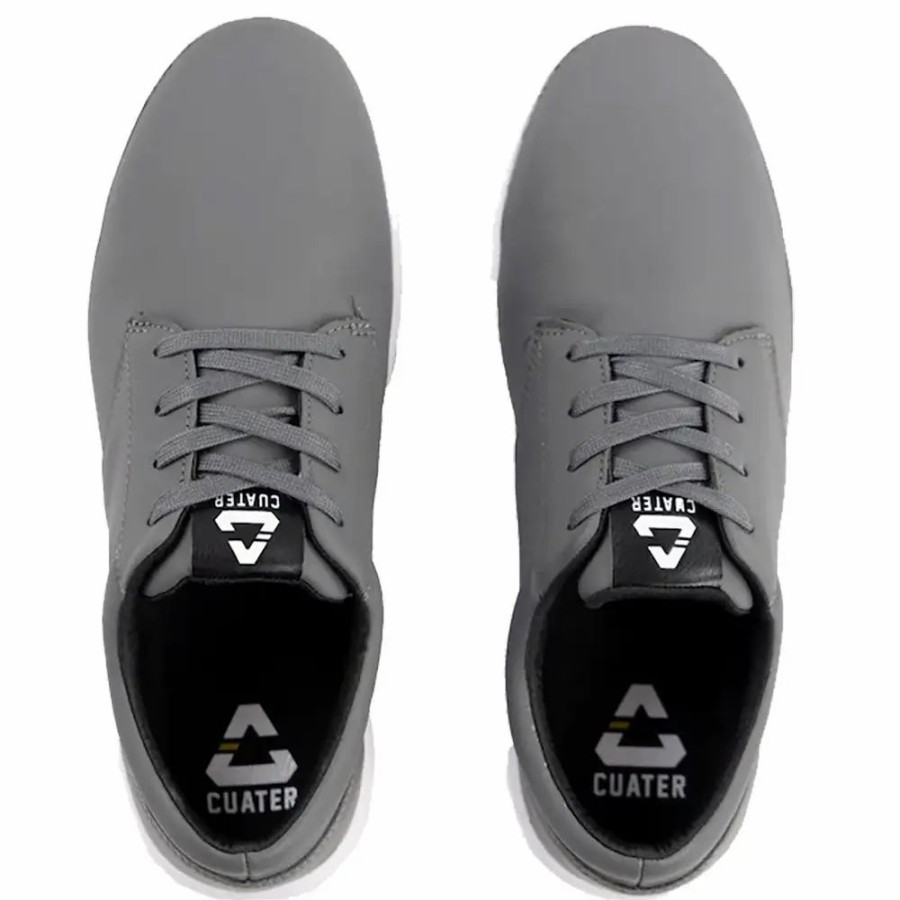 Shoes * | Cuater By Travismathew The Wilcard Leather Spikeless Mens Golf Shoes Quiet Shad 0Qsh