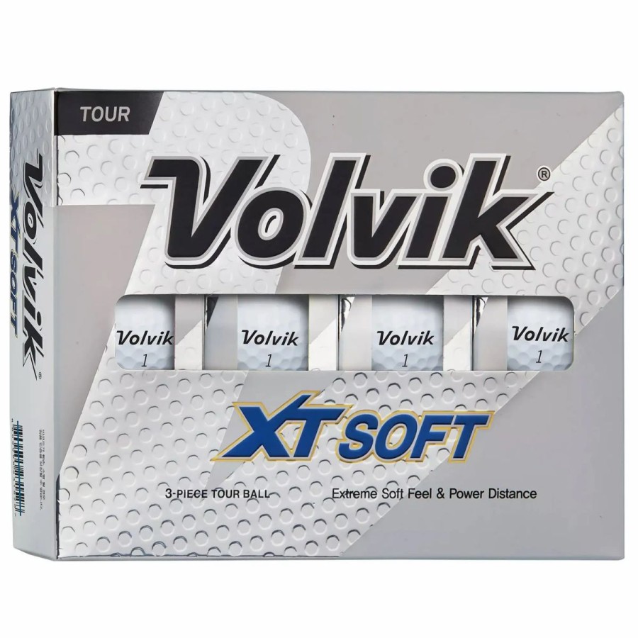 Balls * | Volvik Xt Soft White Golf Balls 12-Pack