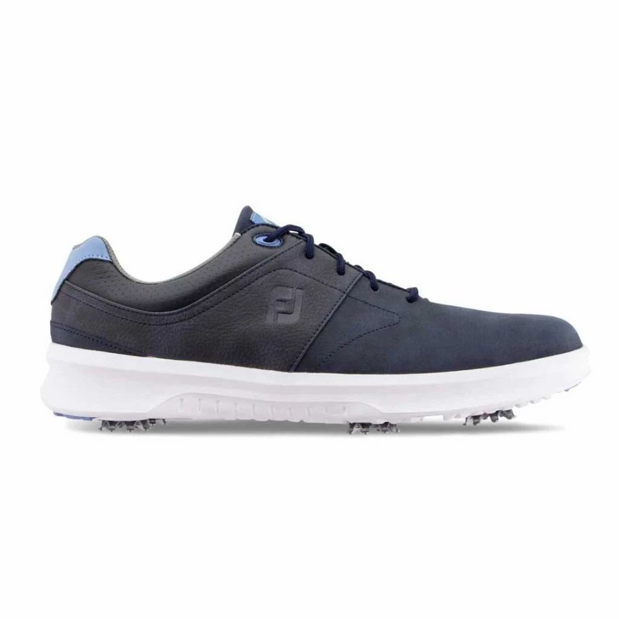 Shoes * | Footjoy Contour Series Mens Golf Shoes Navy