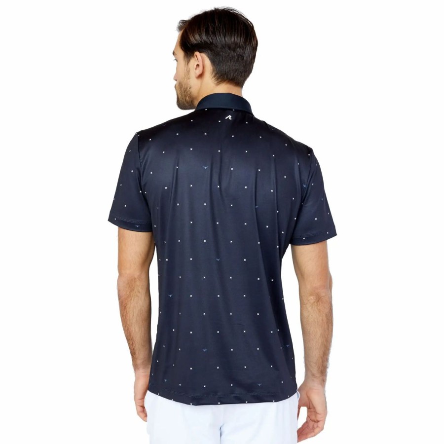 Clothes * | Redvanly Grant Mens Golf Polo Black