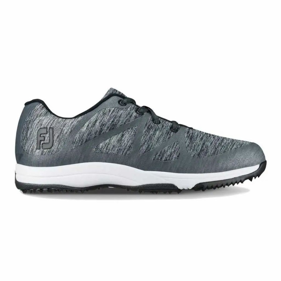 Shoes * | Footjoy Leisure Charcoal Womens Golf Shoes