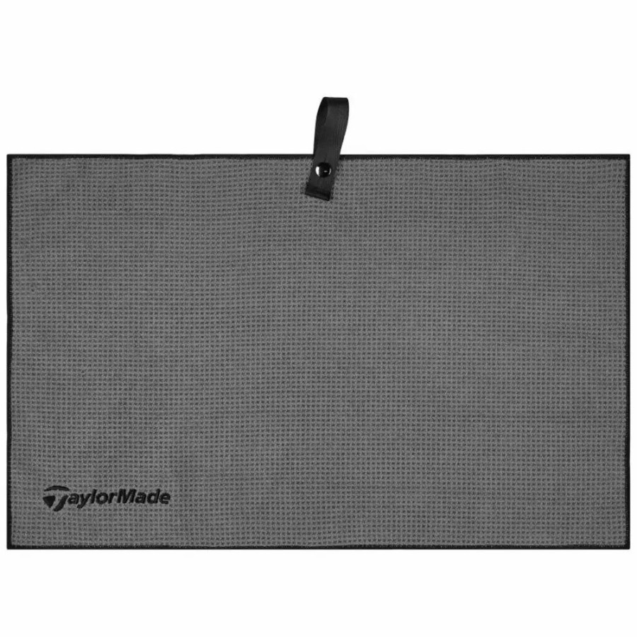 Accessories * | Taylor Made Taylormade Microfiber Grey Cart Towel Gray