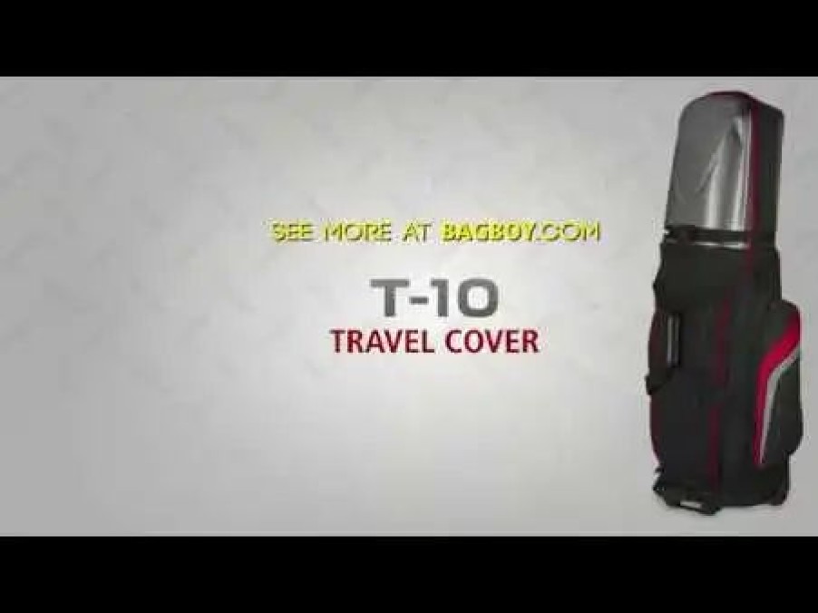 Bags * | Bag Boy T-10 Hard Top Travel Cover Blk/Char