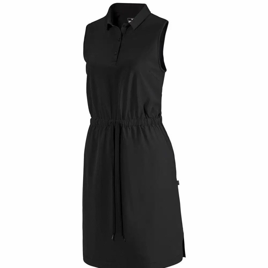 Clothes * | Puma Golf Puma Womens Sleeveless Golf Dress 01 Black