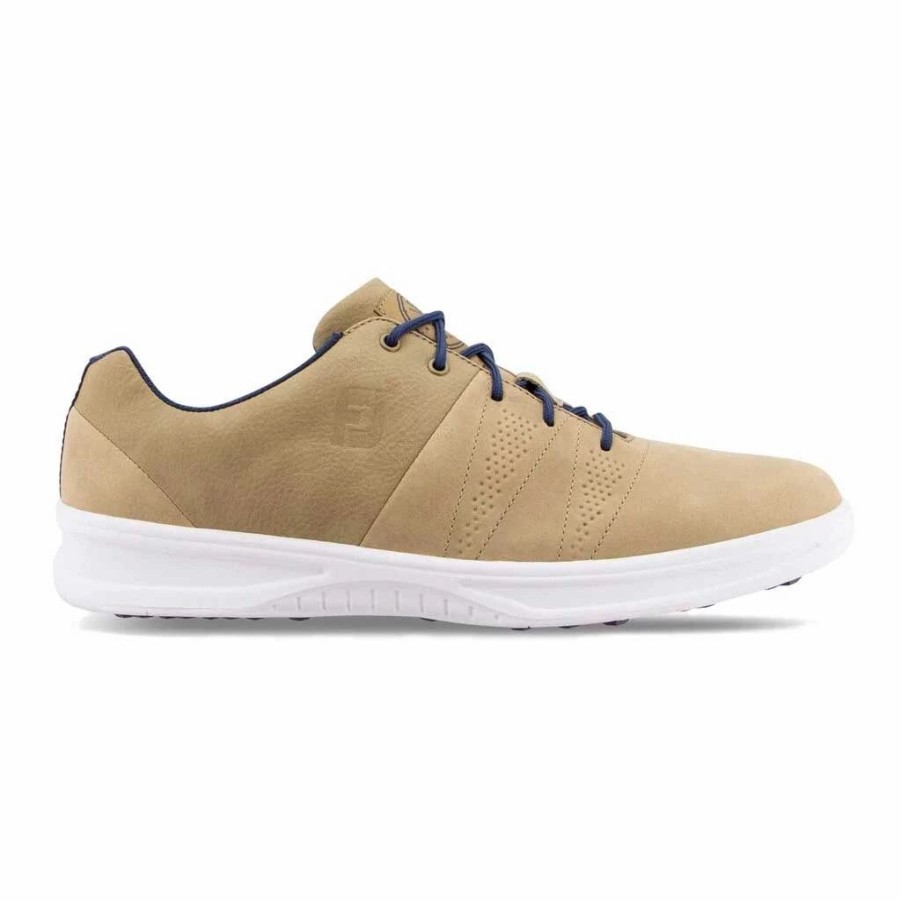 Shoes * | Footjoy Contour Casual Mens Golf Shoes Tan