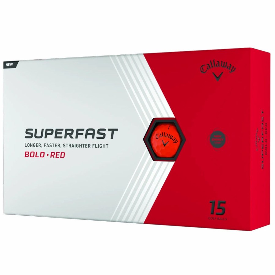 Balls * | Callaway Superfast Bold Golf Balls 15 Pack