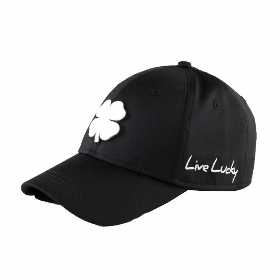 Accessories * | Black Clover Premium Clover 41 Hat Wht/Blk/Blk