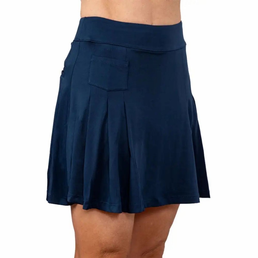 Clothes * | Scratch 70 Scratch Seventy Veronica 17In Womens Golf Skort Navy