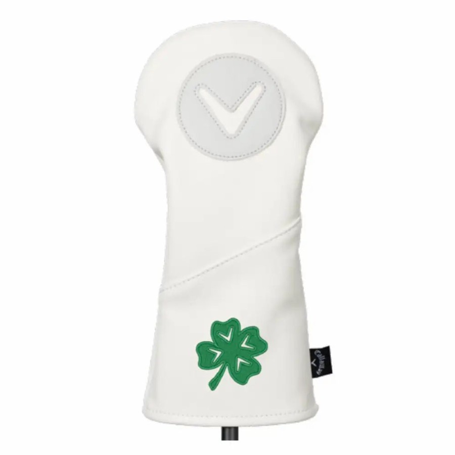 Accessories * | Callaway St. Paddys Fairway Headcover White/Green