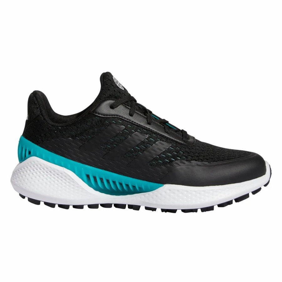 Shoes * | Adidas Golf Adidas Summervent Spikeless Black Womens Golf Shoes Bk/Bk/Mint 001