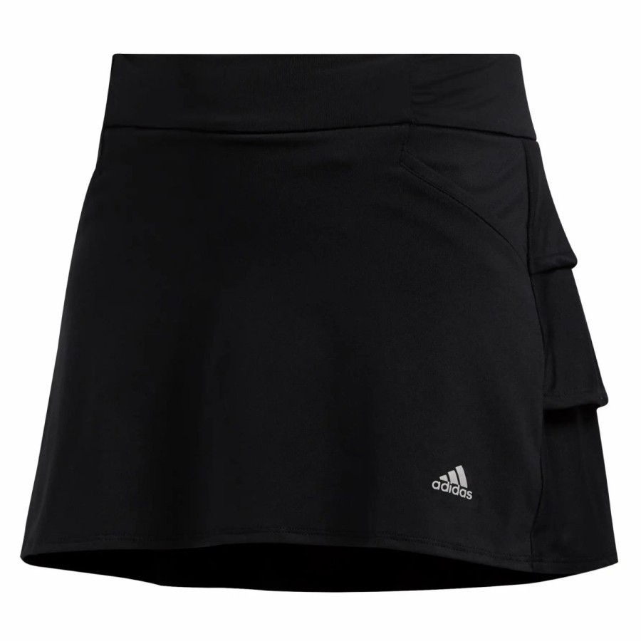 Kids Golf * | Adidas Golf Adidas Ruffled Girls Golf Skort