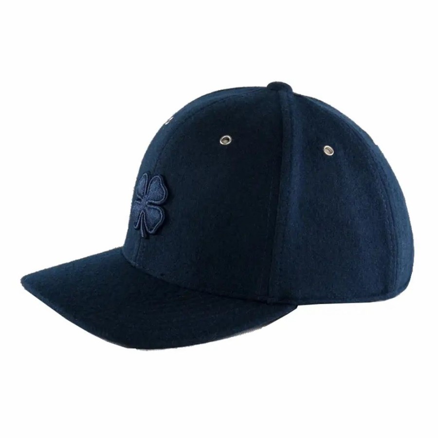 Accessories * | Black Clover Melton Midnight Navy Mens Hat Navy/Navy