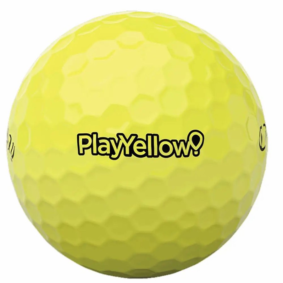 Balls * | Callaway Supersoft Play Yellow Golf Balls Sleeve