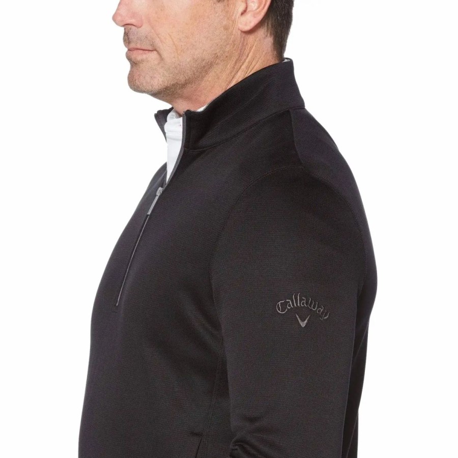 Clothes * | Callaway Dual Action Mens Golf 1/2 Zip