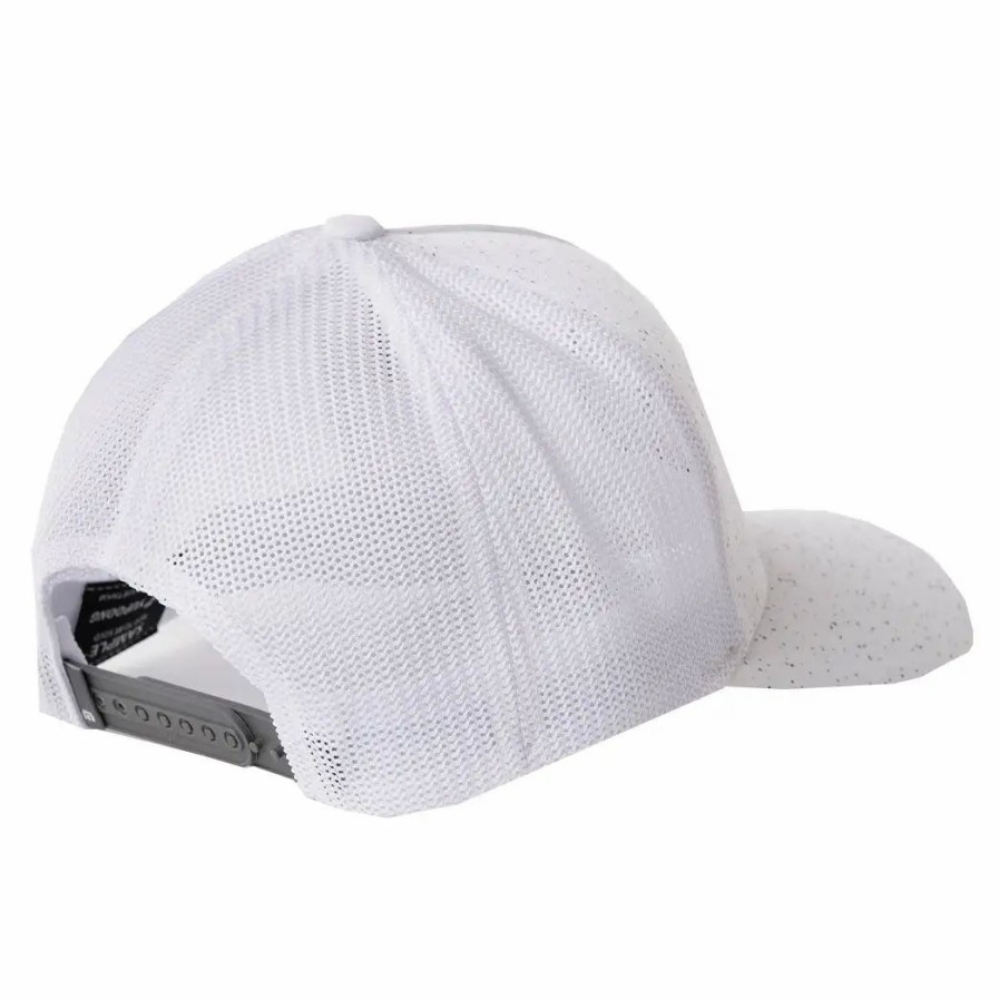 Accessories * | Travismathew Party Central Mens Golf Hat White 1Wht