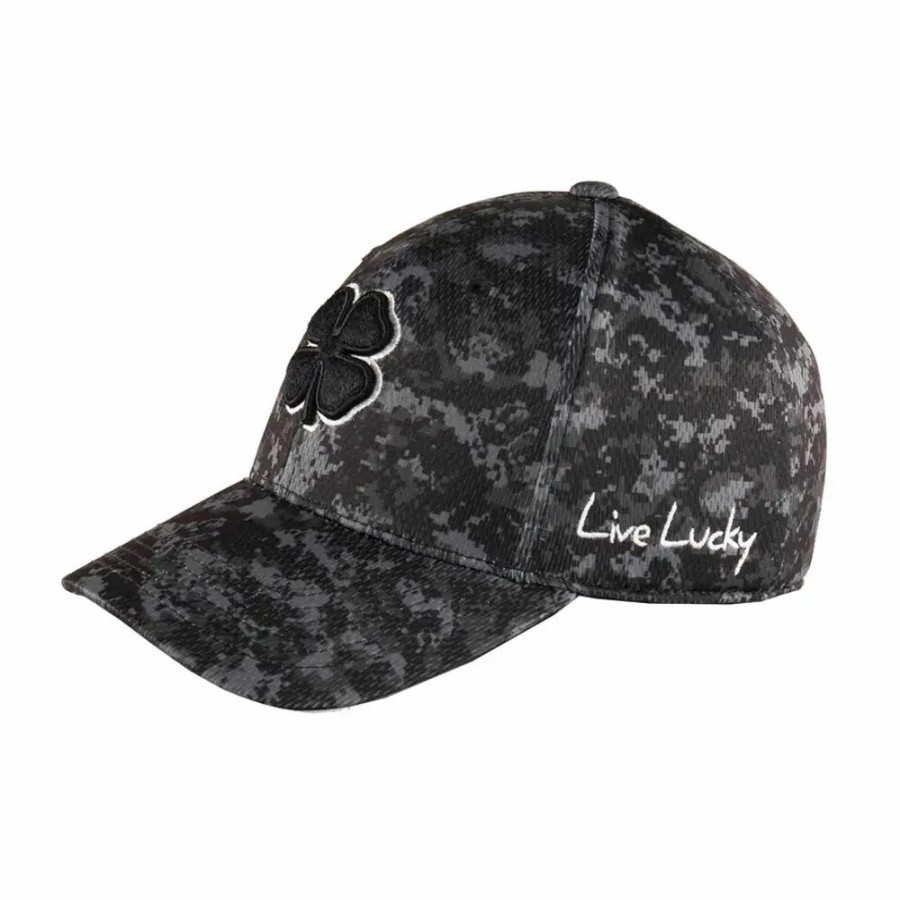 Accessories * | Black Clover Blackclover Bc Freedom 5 Mens Hat Blk/Blk Camo