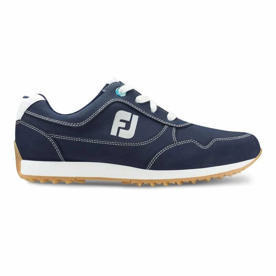 Shoes * | Footjoy Sport Retro Navy Womens Golf Shoes