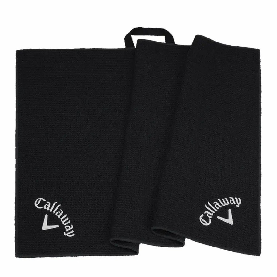 Accessories * | Callaway Black Players Towel